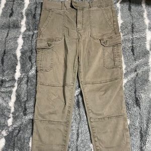 American eagle high rise army green cargo jeggings
